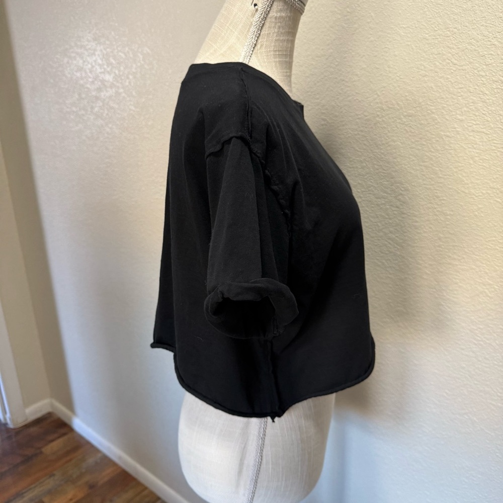 Forever 21 Black Women's Crop Top - Size Large - Picture 5 of 13